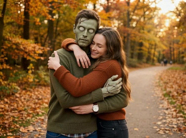 AI Zombie Hug